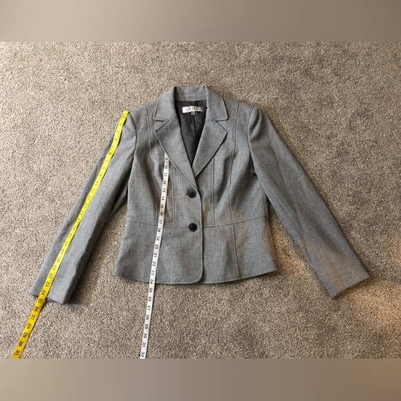 Kasper Business Classic Blazer Jacket Size 8 Career workwear elegant - Picture 4 of 8